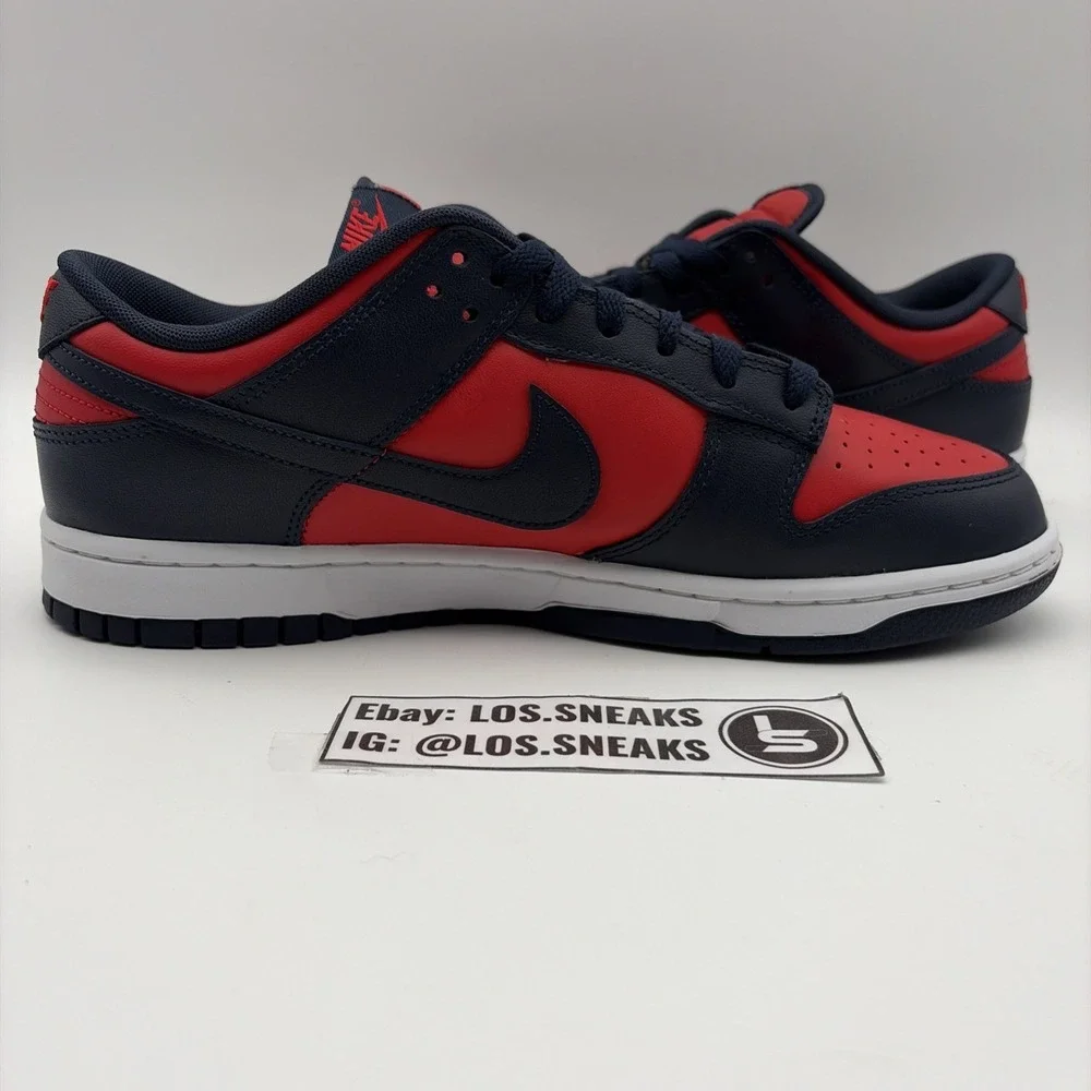Size 11 - Nike Dunk Retro 2024 Low Navy Red (dv0833-601)